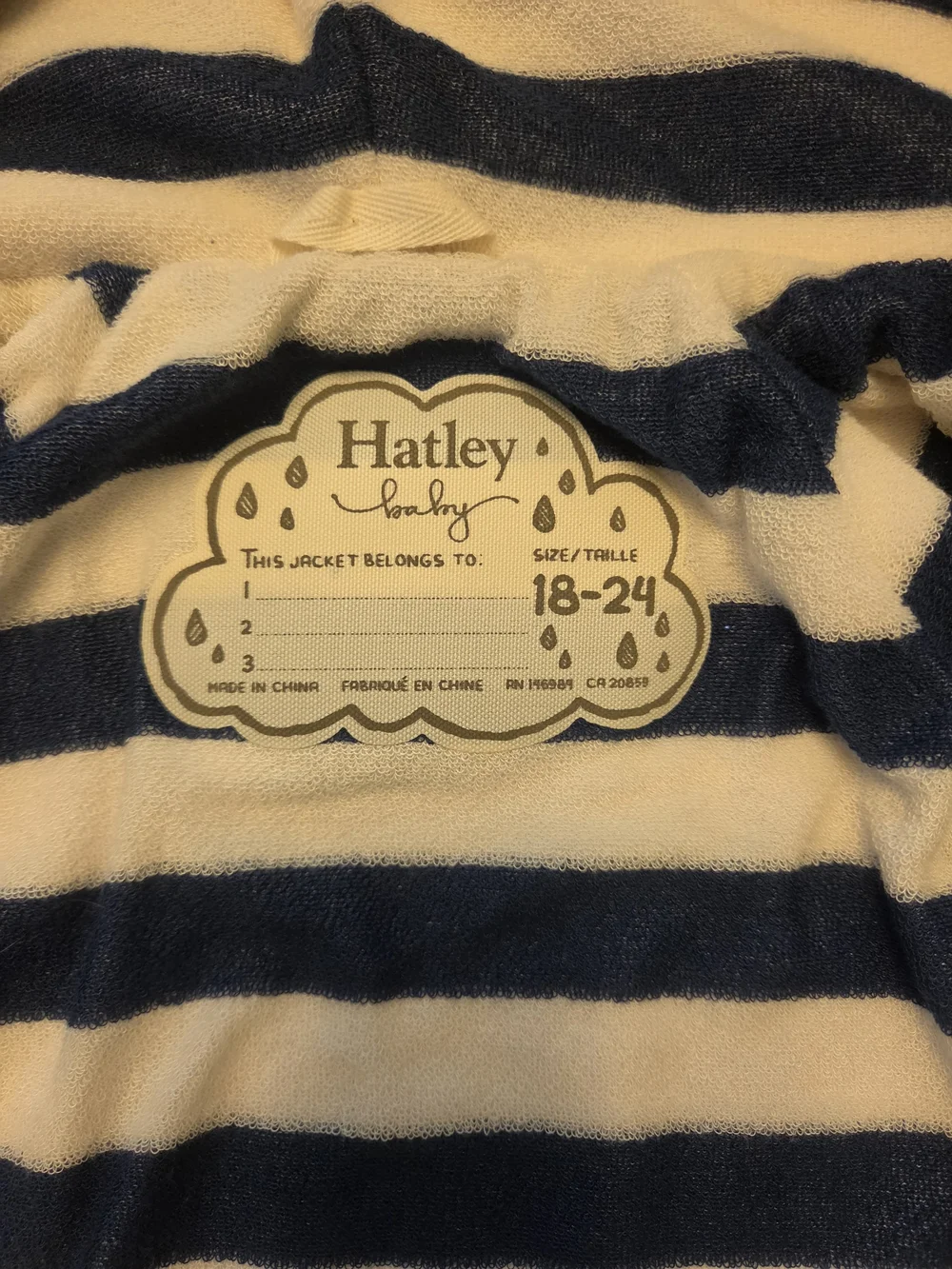 Hatley Light Pink Hooded Kids Raincoat